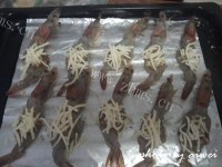 美味的芝士焗大虾做法图解7)