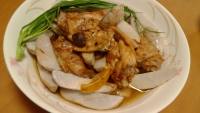 美味的腐乳豆豉蒸鸡