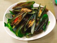 美味白葡萄酒焖贻贝做法图解6)