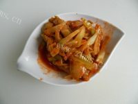 韩式角瓜泡菜煎饼做法图解3)