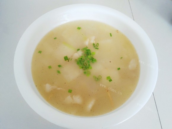 诱人的虾仁冬瓜汤