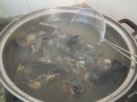 酒酿药膳乌鸡汤做法图解5)