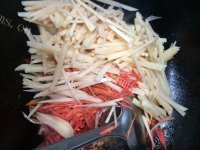 家常菜土豆丝炒肉做法图解4)