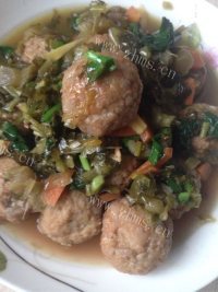 美味的烩藕圆做法图解7)