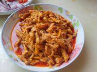 家庭版酸豆角炒肉做法图解6)