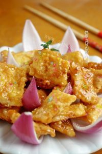 诱人的酥黄菜