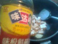 家常菜茼蒿炖豆腐做法图解6)