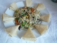 美味春饼炒合菜做法图解13)