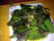 家常菜青椒烧茄子