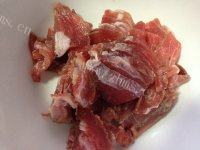 「自创」杏鲍菇炒肉做法图解3)