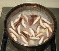 家庭版香菇鸡肉粥做法图解6)