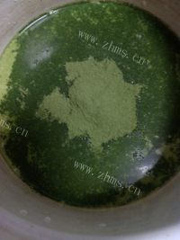 爱吃竹炭抹茶奶冻卷做法图解1)