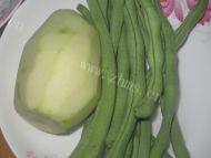 「DIY美食」土豆炖豆角做法图解1)