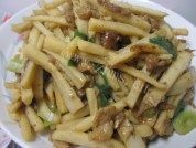 美味的肉丝藕条