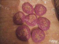 #回忆#紫薯饼做法图解4)