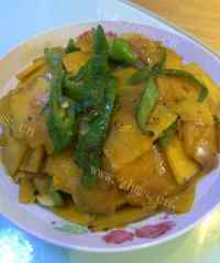 家常菜青椒炒南瓜
