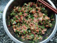 自己做的韭菜猪肉饺做法图解5)