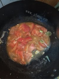 唇齿留香的西红柿炒鸡蛋做法图解4)