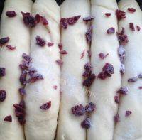在家做的椰香蔓越莓排包的做法图解八