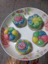 缤纷冰皮月饼做法图解7)