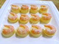 自制水晶日本豆腐虾仁做法图解5)