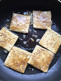风味香煎豆干做法图解6)