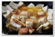 家常菜鱼籽烧豆腐做法图解2)