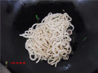 美味的葱油拌面