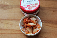 DIY韩式泡菜年糕做法图解2)
