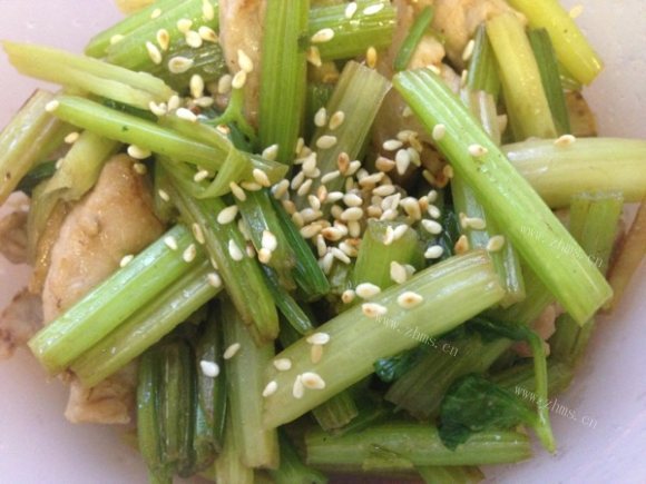 DIY芹菜炒肉