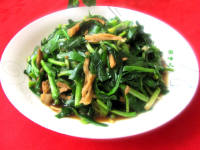 家常菜韭菜炒肉