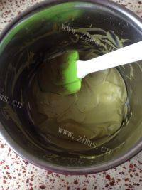 DIY抹茶蛋糕做法图解7)