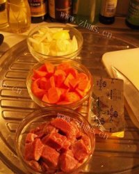 家常菜咖喱牛腩做法图解1)