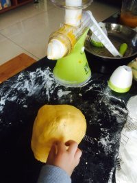 自制南瓜饼做法图解1)