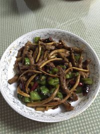 美味十足蚝油茶树菇牛柳做法图解3)