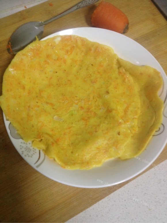 香飘十里的胡萝卜鸡蛋饼