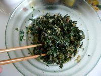 简单的凉拌蒲公英