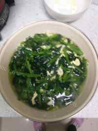 菠菜鸡蛋汤做法图解8)