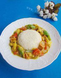 鲜香的咖喱鸡肉饭