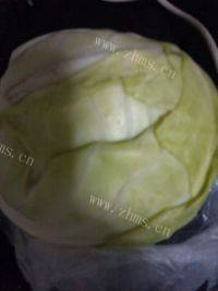食欲满满的干煸包菜做法图解1)