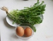 家常菜鸡蛋拌苦苣做法图解1)