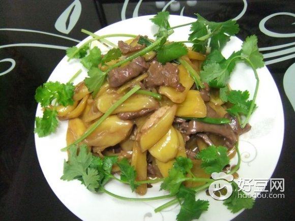 菠萝蜜炒牛肉