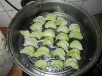 自制美食翡翠饺子做法图解17)