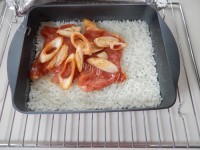 喷香芝士猪排饭做法图解7)