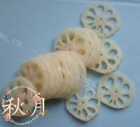 美味的胭脂藕片做法图解2)