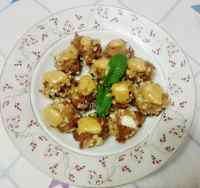 q弹的黄金灿灿米饭肉球球做法图解6)