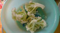 家常菜西红柿炒花菜做法图解3)