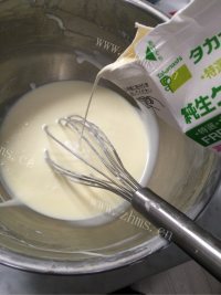奶油芝士蛋糕做法图解7)