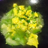 五味俱全的丝瓜炒鸡蛋做法图解10)