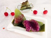 好吃的水晶西米紫薯粽#新鲜做法图解17)